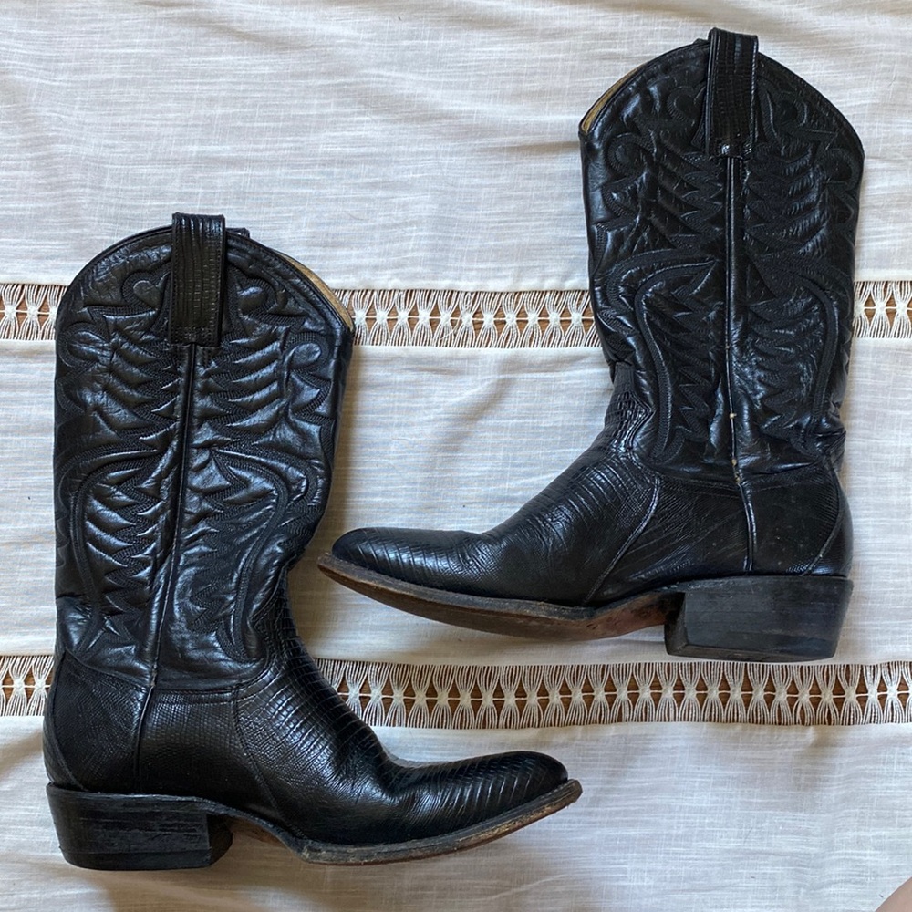 Leather Cowboy Boots